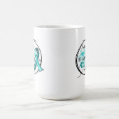 Ik ben niet lui. Het is gewoon mijn PCOS Blauwgroe Koffiemok (Center)