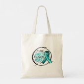 Ik ben niet lui. Het is gewoon mijn PCOS Blauwgroe Tote Bag (Achterkant)