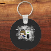 Ik ben niet lui, ik ben emotioneel uitgeput - grap sleutelhanger (Voorkant)