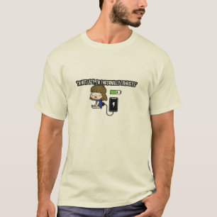 Ik ben niet lui, ik ben emotioneel uitgeput - grap t-shirt