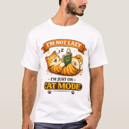 Ik ben niet lui, ik ben gewoon in kattenmodus t-shirt