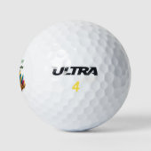 Ik ben niet lui, ik ben in capibara-modus ,grappig golfballen (Logo)