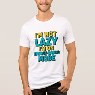 IK BEN NIET LUI, IK BEN IN DE ENERGIEBESPARENDE MO Tri-Blend SHIRT