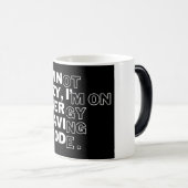 "Ik ben niet lui, ik ben op energiebesparende modu Magische Mok (Voorkant rechts)