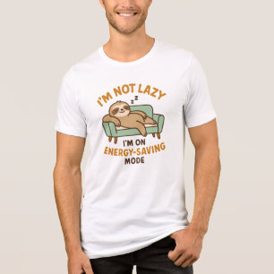 Ik ben niet lui, ik ben op energiebesparende modus Tri-Blend shirt