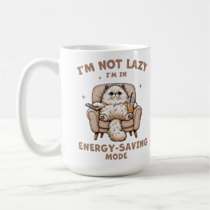 Ik ben niet lui, ik sta in energiebesparende modus koffiemok