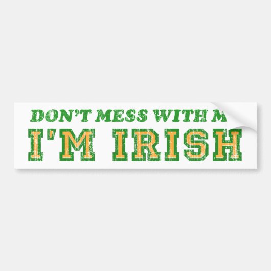 IK BEN NIET MEER, IK BEN IRISH BUMPERSTICKER (Voorkant)