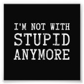 Ik ben niet meer met stommer foto afdruk (Voorkant)