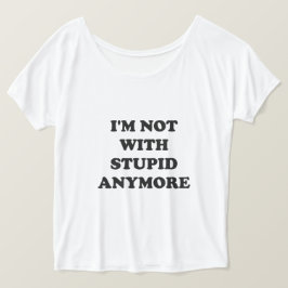 Ik ben niet meer met stommerd T-shirt