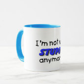 Ik ben niet meer met stut mok (Voorkant links)