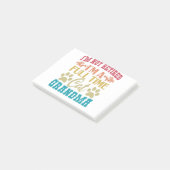 Ik ben niet met pensioen, ik ben een fulltime kat post-it® notes (Schuin)