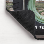 Ik ben niet met pensioen, ik ben gecoverd: band vo muismat (Hoek)