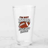 Ik ben niet met pensioen tussen de seizoenen glas (Voorkant)