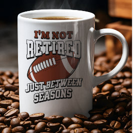 Ik ben niet met pensioen tussen de seizoenen mok