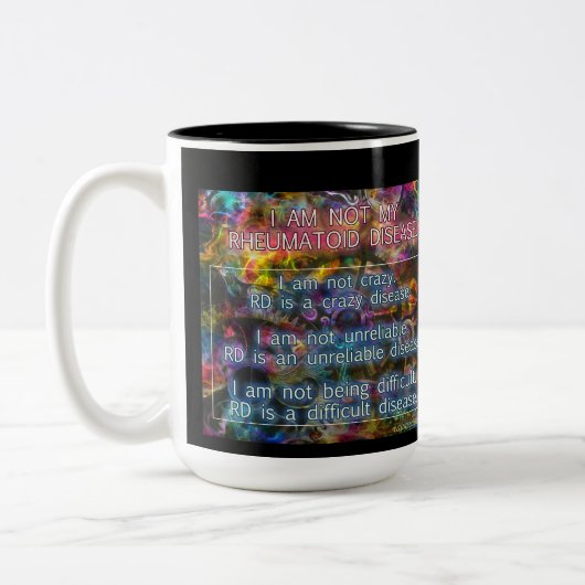 Ik ben niet mijn reumatoïde mok (Links)