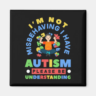 Ik ben niet misleid dat ik Autism Awareness Autist Magneet