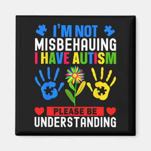 Ik ben niet misleid dat ik Autism Awareness Autist Magneet