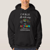 Ik ben niet misleid dat ik Autism Cute Dandelion F Hoodie (Voorkant)
