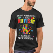 Ik ben niet misleid dat ik Autism Funny Autism Awa T-shirt (Voorkant)