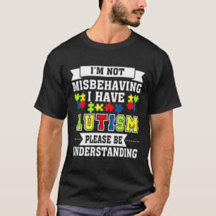 Ik ben niet misleid dat ik AutismAutism-bewustzijn T-shirt