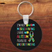 Ik ben niet misleid dat ik een reclamemateriaal he sleutelhanger (Voorkant)