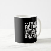 Ik ben niet moe als professionele opa koffiemok (Voorkant rechts)