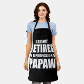 Ik ben niet moe dat ik een professionele papaw ben schort (Gedragen)