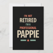 Ik ben niet moe dat ik een professionele Pappie Gi Kaart (Voorkant)