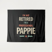 Ik ben niet moe dat ik een professionele Pappie Gi Wandkleed (Voorkant (horizontaal))