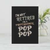 Ik ben niet moe dat ik een professionele pop ben kaart (Staand voorkant)