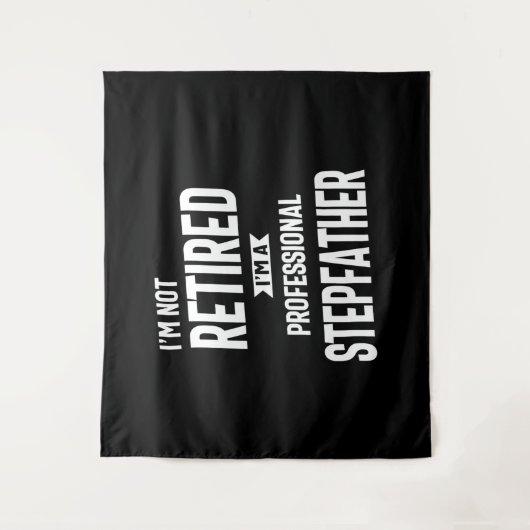 Ik ben niet moe dat ik een professionele vader ben wandkleed (Voorkant)