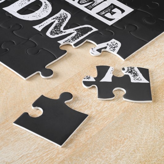 Ik ben niet moe dat ik een voltijdse oma ben legpuzzel (Zijkant)