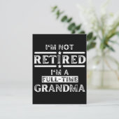 Ik ben niet moe dat ik een voltijdse oma ben save the date (Staand voorkant)