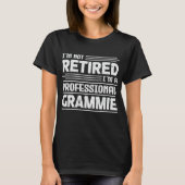Ik ben niet moe, ik ben een professioneel grasmie. t-shirt (Voorkant)