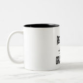 Ik ben niet moe, ik ben een professionele grootvad tweekleurige koffiemok (Links)