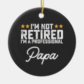 Ik ben niet moe, ik ben een professionele krant. keramisch ornament (Voorkant)