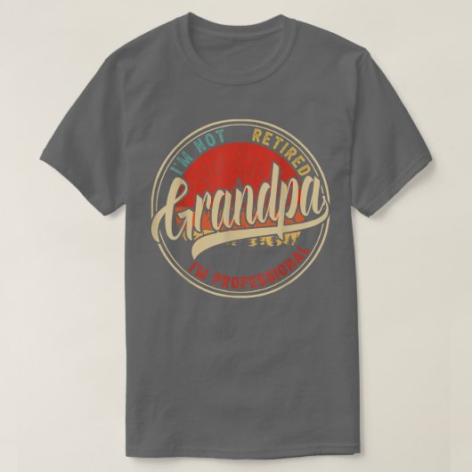 Ik ben niet moe, ik ben een professionele opa Funn T-shirt (Design voorkant)