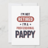 Ik ben niet moe, ik ben een professionele papaver. bedankkaart (Voorkant)