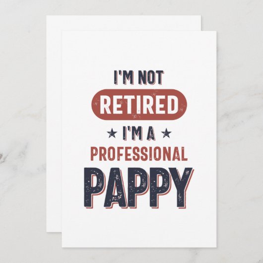 Ik ben niet moe, ik ben een professionele papaver. bedankkaart (Voorkant / Achterkant)