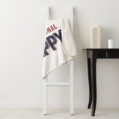 Ik ben niet moe, ik ben een professionele papaver. sherpa deken (In situ)