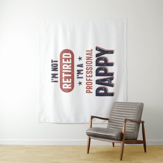 Ik ben niet moe, ik ben een professionele papaver. wandkleed (In situ)