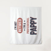 Ik ben niet moe, ik ben een professionele papaver. wandkleed (Voorkant)