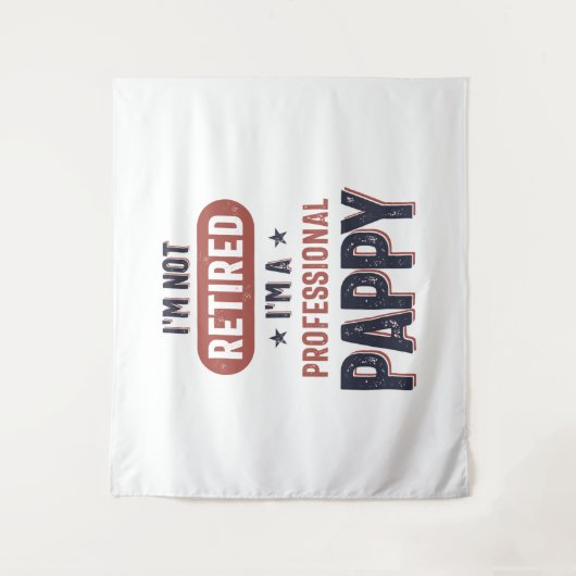 Ik ben niet moe, ik ben een professionele papaver. wandkleed (Voorkant)