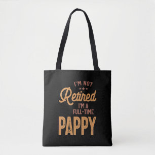 Ik ben niet moe, ik ben een voltijdse papaver. tote bag