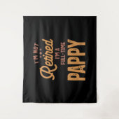 Ik ben niet moe, ik ben een voltijdse papaver. wandkleed (Voorkant)