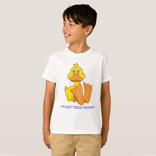 Ik ben niet moe mama t-shirt (Voorkant volledig)