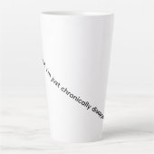 Ik ben niet moeilijk, ik ben chronisch teleurgeste latte mok (Voorkant)