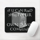 Ik ben niet Mr Fix. Muismat (Met muis)