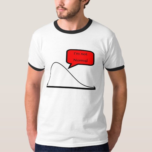 Ik ben niet normaal t-shirt (Voorkant)