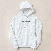 Ik ben (niet) oké hoodie (Design voorkant)